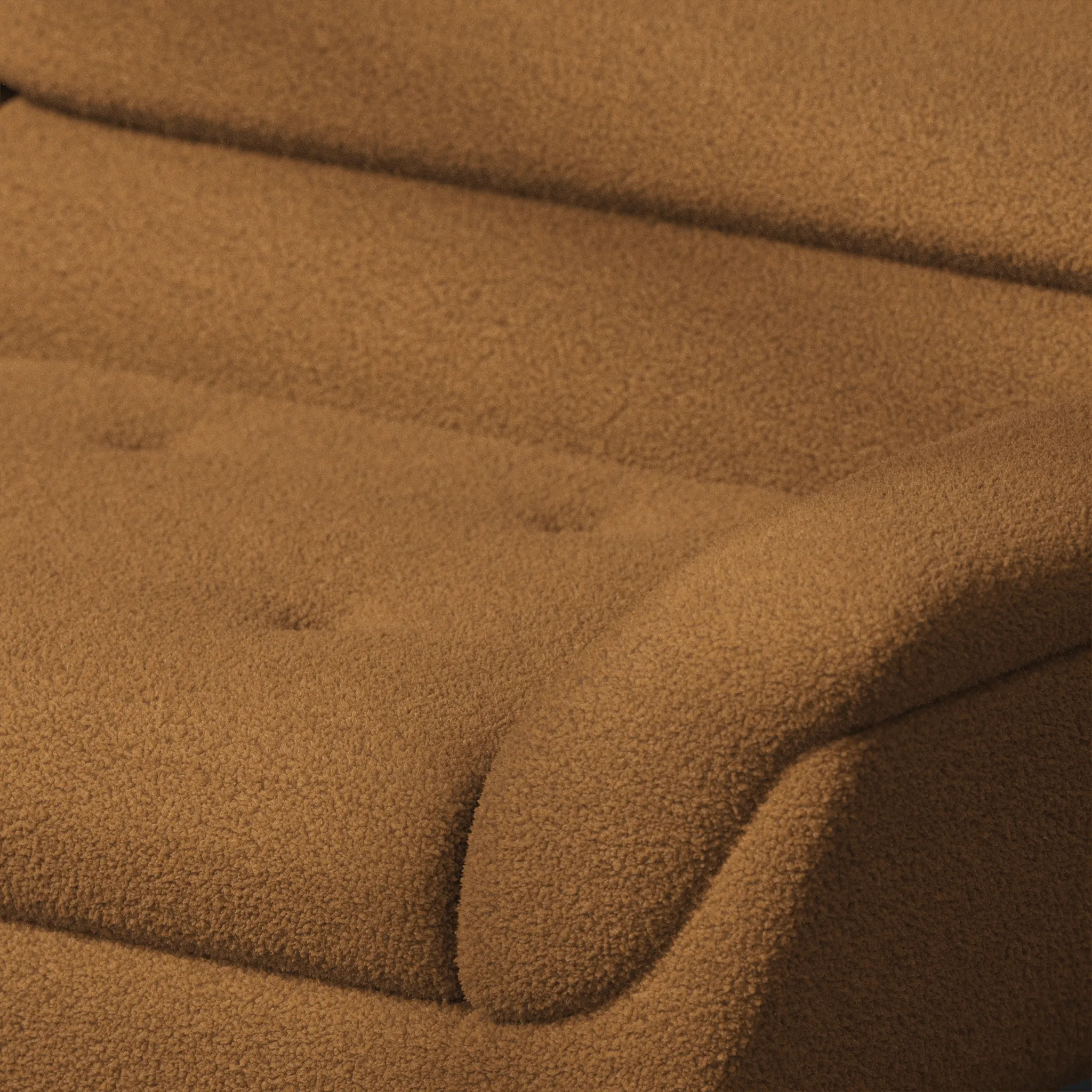 Single sofa, closeup shot
